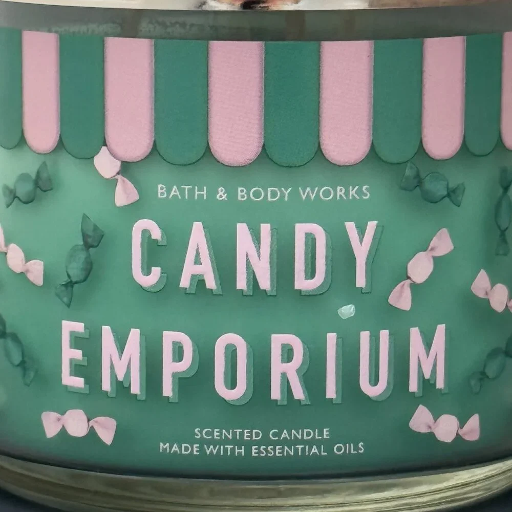 BBW Candy Emporium Bath & Body Works 3 Wick Candle - Picture 3 of 10